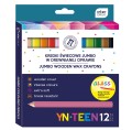 YNTEEN Kredki swiecowe JUMBO drewniane 12 kol temperowka wizu 5902277254368.jpg