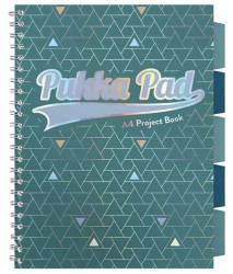 PUKKA kołozeszyt GLEE PROJECT BOOK A4 kratka zielony