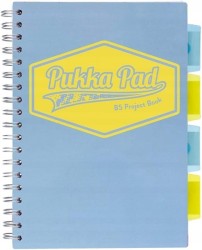 PUKKA kołozeszyt  PASTEL B5 PROJECT BOOK kratka niebieski