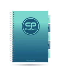 Coolpack GRADIENT  KOŁOZESZYT A4 100k kratka BLUE LAGOON