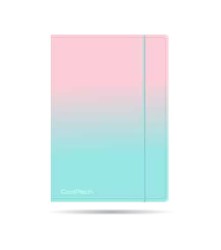 COOLPACK - GRADIENT - TECZKA Z GUMKĄ A4 - STRAWBERRY