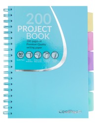 Coolpack  PASTEL  KOŁOZESZYT PP A4 100K kratka niebieski
