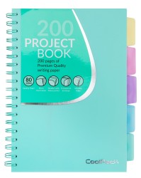 Coolpack  PASTEL  KOŁOZESZYT PP A4 100k kratka mięta