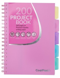 Coolpack  PASTEL  KOŁOZESZYT PP A4 100k kratka róż