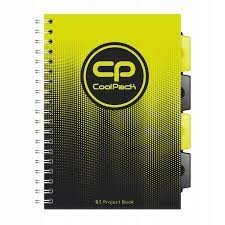 Coolpack  GRADIENT  KOŁOZESZYT B5 100k kratka LEMON