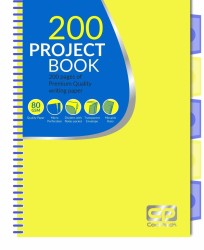 Coolpack  NEON  KOŁOZESZYT PP  A4 100K kratka ŻÓŁTY