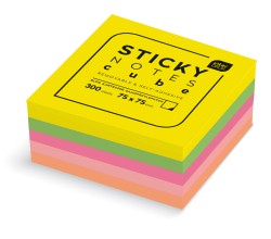 Interdruk Karteczki samoprzylepne 75x75mm NEON