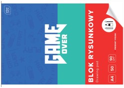 Interdruk Blok rysunkowy A4 50 90G GAME OVER