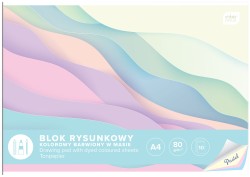 Interdruk Blok rysunkowy kolorowy A4 10 80G BWM PASTEL