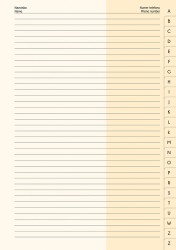 Skorowidz A5 70 Kartek W Linie Na Spirali Twarda Oprawa Interdruk Ska5f