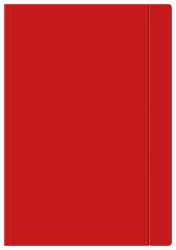 Teczka Z Gumką A4 + Jednokolorowa Interdruk czerwony