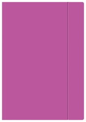 Teczka Z Gumką A4 + Fluo Interdruk fioletowy