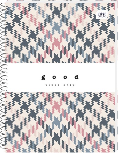 Kołozeszyt A4 160 Kartek W Kratkę Mikroperforacja Dziurki Interdruk 171290