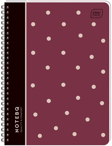 Kołozeszyt A4 120# 70 G Z Perforowanymi Kartkami I Polipropylenową Okładką Interdruk