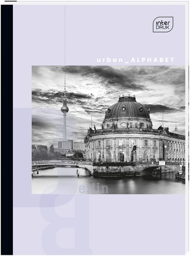 Brulion Oprawa Półtwarda B5 96 Kartek W Kratkę Mix Wzorów Interdruk Brb596p