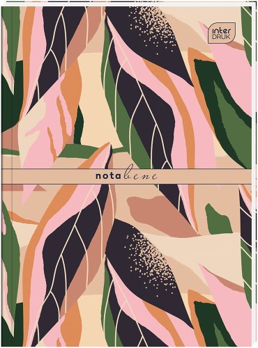 Brulion Oprawa Półtwarda B5 96 Kartek W Kratkę Mix Wzorów Interdruk Brb596p