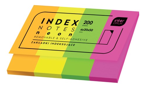 Interdruk Zakładki indeksujące NEON