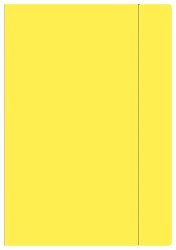 Teczka Z Gumką A4 + Fluo Żółta Interdruk Tegufluoż