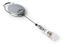 Durable Mechanizm Ściągający Jojo Style Metalowe Zapięcie Długość Linki 80 Cm szary 832410