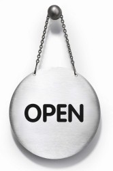 Durable PICTO ''OPEN/CLOSED''piktogram obrotowy Ø 130 mm