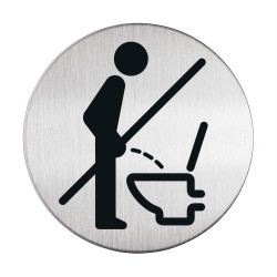 Durable PICTO piktogram ''proszę usiąść'' Ø 83 mm