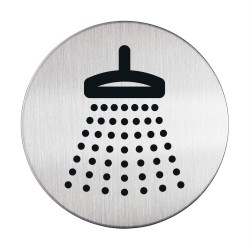 Durable PICTO piktogram ''Prysznic'' Ø 83 mm