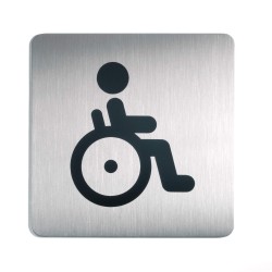 Durable PICTO piktogram ''WC dla osób niepełnosprawnych'' 150x150 mm