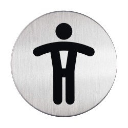 Durable PICTO piktogram ''WC dla Panów'' Ø 83 mm