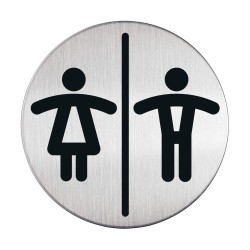 Durable PICTO piktogram ''WC dla Pań i Panów'' Ø 83 mm