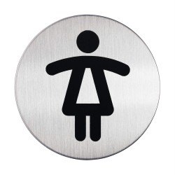Durable PICTO piktogram ''WC dla Pań'' Ø 83 mm