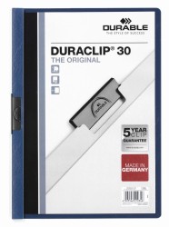 Durable Skoroszyt zaciskowy DURACLIP 30 A4 opakowanie detaliczne