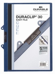 Durable Skoroszyt zaciskowy DURACLIP EASY FILE 30 A4