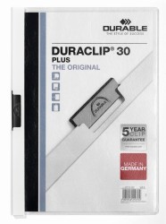 Durable Skoroszyt zaciskowy DURACLIP PLUS 30 A4