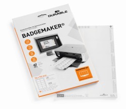 Durable Wkłady do identyfikatorów BADGEMAKER 54x90 mm