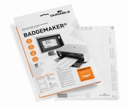 Durable Wkłady do identyfikatorów BADGEMAKER 61x150 mm