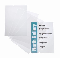 Durable Wkłady uzupełniające do CRYSTAL SIGN A3 do stojaka podłogowego