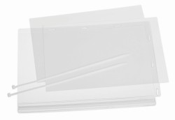 Durable Wodoodporna kieszeń na informację A4, opaska ściągająca