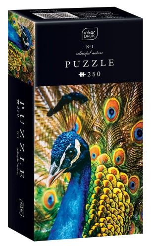 Puzzle 250 Colourful Nature 1 Peacock 5902277341990 (3).jpg