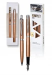 Komplet Zenith 60 Elegance pióro + długopis miedziany w etui