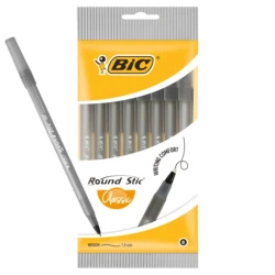 Długopis Round Stic Classic Czarny  8szt Bic
