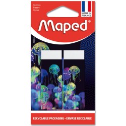 Maped Gumka Deepsea 2 szt blister (30)