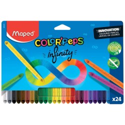 Maped Kredki z grafitu Infinity 24 szt kartonowe etui (12)