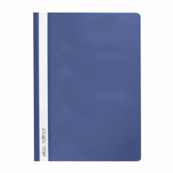 BIURFOL Skoroszyt miękki A4 PP granatowy 20 sztuk Oficio