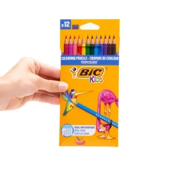 Kredki Kids Tropicolors Ołówkowe Pudełko 12szt Bic