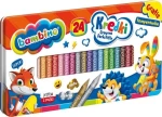 Kredki BAMBINO 24 kolory w pudełku metalowym Bambino