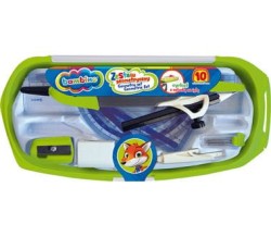 Zestaw geometryczny  BAMBINO 10 elementów z cyrklem STANDARD