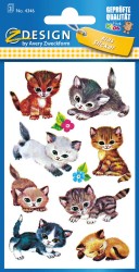 Naklejki Z-Design - kotki  3/10/30 - papierowe