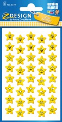 Naklejki Z-Design - wesołe gwiazdki 3/40/120 - papierowe