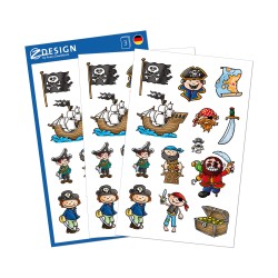 Naklejki Z-Design - piraci 3/13/39 - papierowe