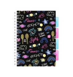 Coolpack  KOŁOZESZYT A5 PP 100K kratka TENNIS STAR